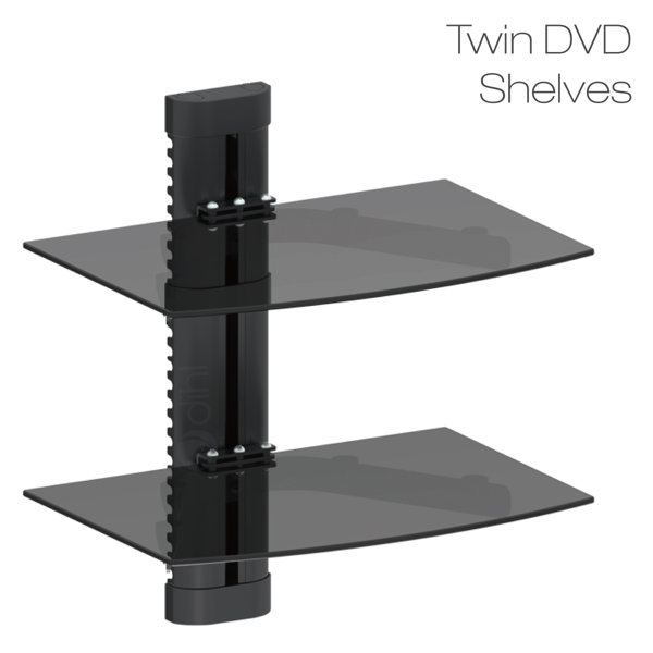Dihl Double Glass TV Shelf & Reviews Wayfair.co.uk